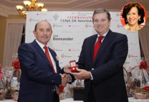 Acto de entrega de la Insignia de Oro del Club Bansander a Ana Botín